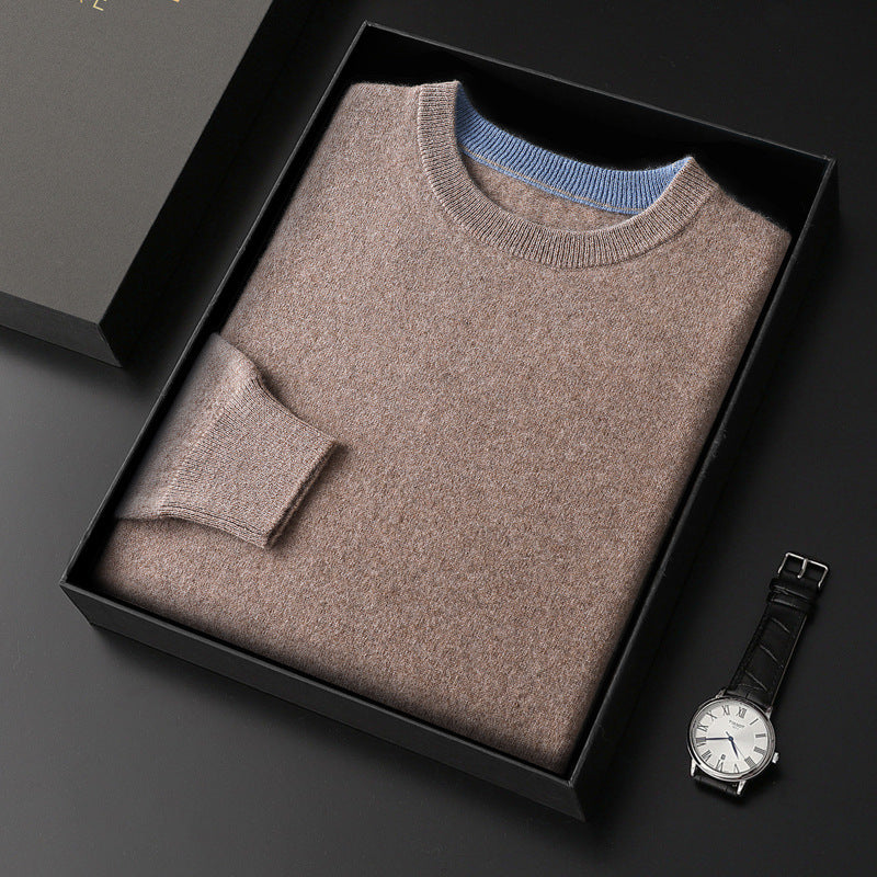 Simple Casual Loose Pullover Long Sleeve Sweater
