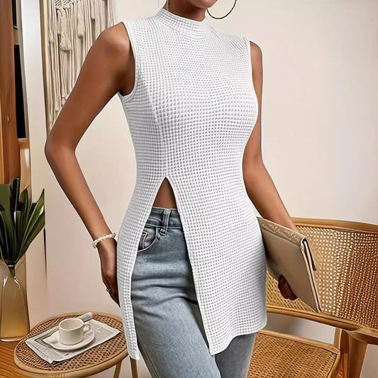 European And American Sexy Hollow Split Tight Sheath Short Dress