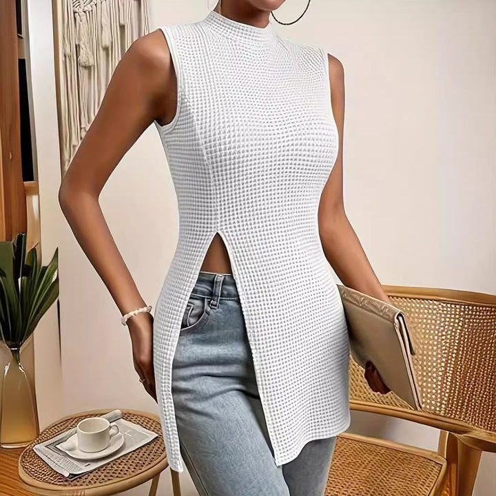 European And American Sexy Hollow Split Tight Sheath Short Dress