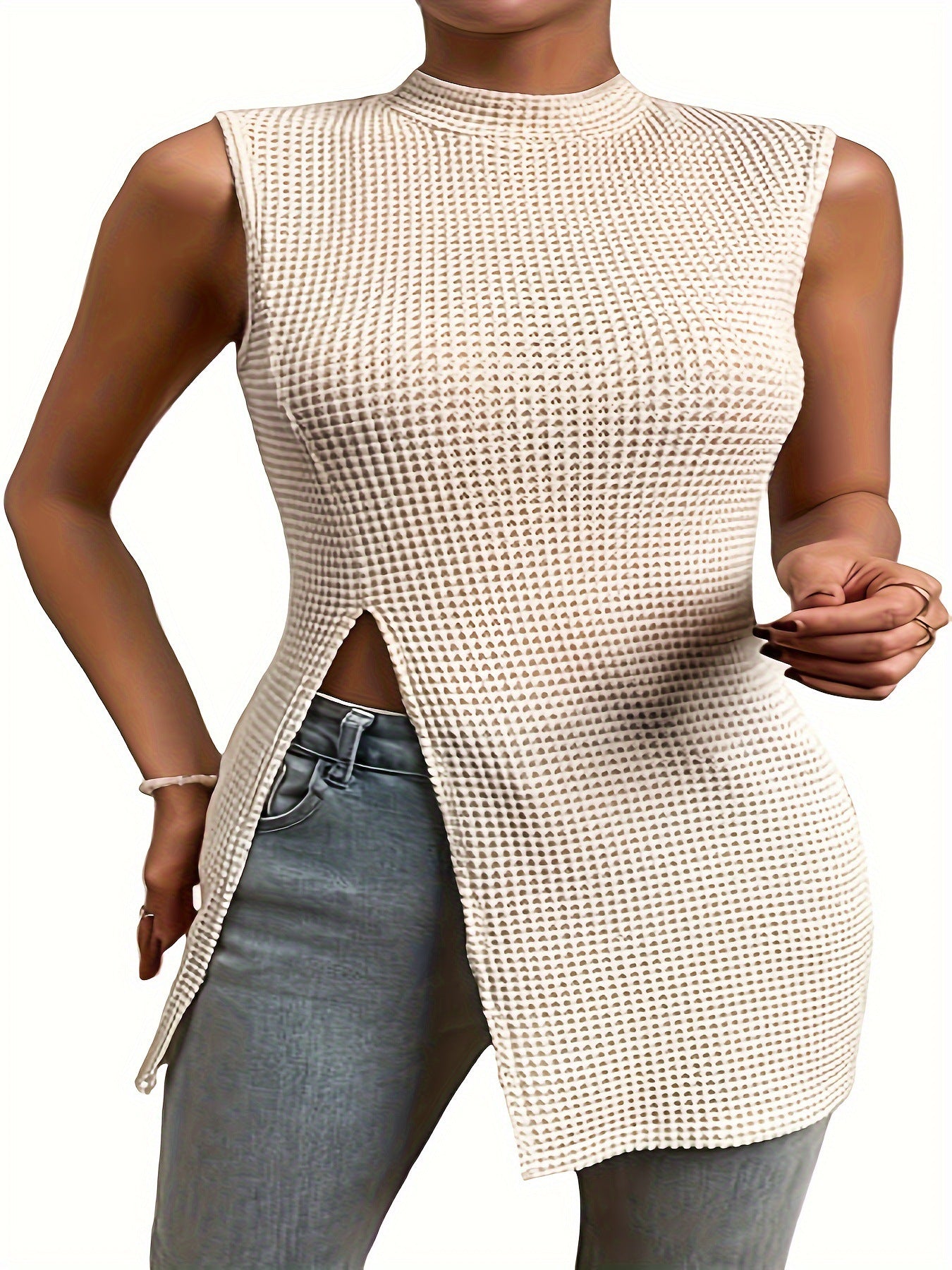 European And American Sexy Hollow Split Tight Sheath Short Dress