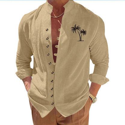 Coconut Vintage Print Slim Men's T-shirt