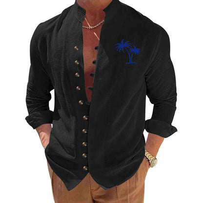 Coconut Vintage Print Slim Men's T-shirt