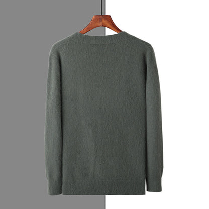 Men's V-neck Button Cardigan Knitted Long Sleeve