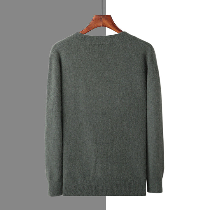 Men's V-neck Button Cardigan Knitted Long Sleeve